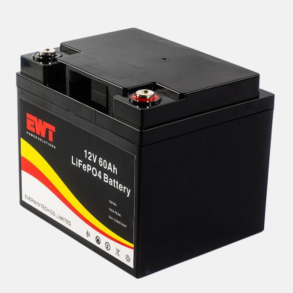 Sistema de energia de reserva LiFepo4 12v 60ah Bateria