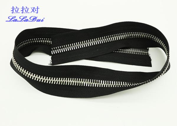 Close End Large Gold Zipper 9607110000 , Antique Brass Extra Wide Zippers Polyester Tape
