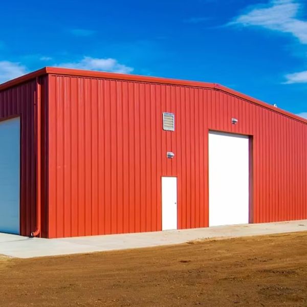 Prefabricated Barns Prefab Steel Frame House Large Scale Farm Steel Structure Warehouse