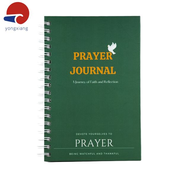 A5 Custom Planner Printing Green Daily Schedule Diary With Spiral Binding