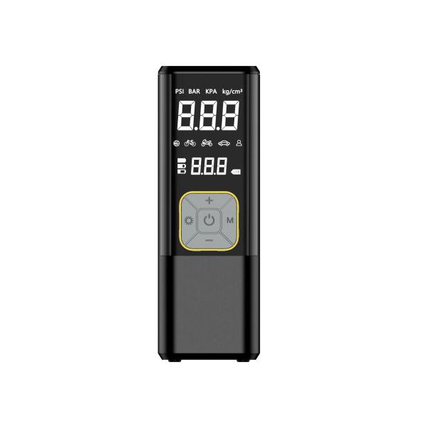 Black YANTU AM43 Mini Cordless High Pressure Air Pump150PSI Portable Digital Automatic Electric Car Tire Inflators Compressor Machine