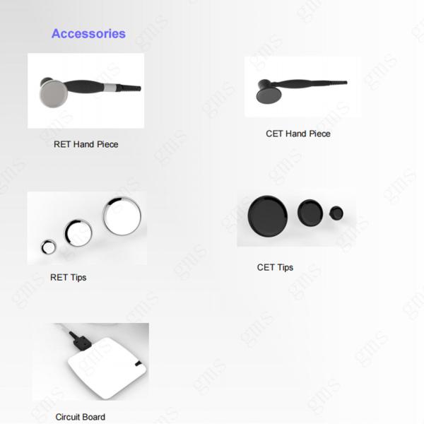 300KHZ - 500KHZ Текарная терапевтическая машина CET / RET Радиочастотная терапевтическая установка