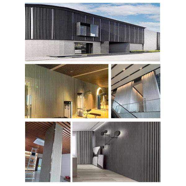 Acid Resistance Corrugated Aluminum Cladding Panel Designed for Interior Walls Offering Protection and Easy Maintenance