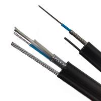 Cuadro acorazado 8 cable de fribra óptica de FRP de la fuerza autosuficiente GYFTC8S GYTC8S del alambre de acero