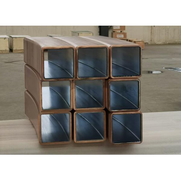 Трубка прессформы непрерывного литья CuAg омедняет проводимость 80mm X80 Mm термальную