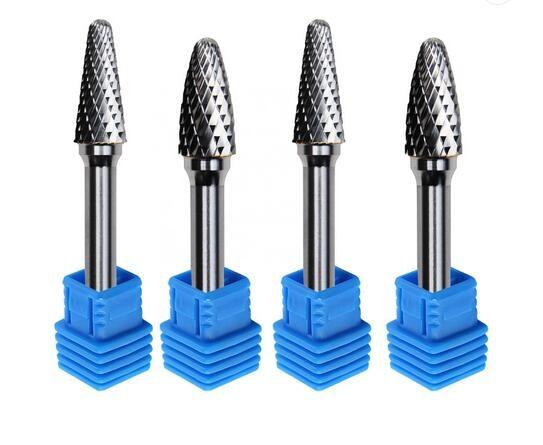3mm Carbide Rotary Burr Set 14pc Long Shank for Polishing