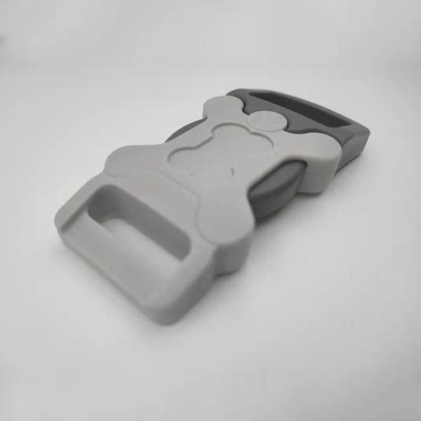 Durable Grey Backpack Plastic Buckle Parachute 1/4 Inch Strap Adjuster