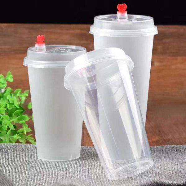чашка впрыски 500ml PP устранимая выпивая с напечатанным логотипом