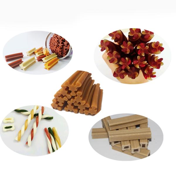 Fast Pet Food Processing Machinery For High Protein Meat Nutrition Chews
