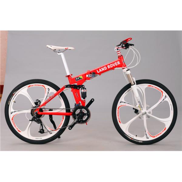 High quality OEM logo Shimano hidraulic disc brake 30 speed aluminium alloy folding travel mountain bicicletas