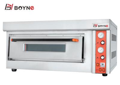 Commercial Pizza Oven 20~500°C one Deck Durable Stainless Steel Gas Bakery Ovens