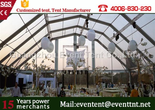 Outdoor Aluminum Arch Commercial Canopy Tent white For Gymnasium / Trade Show