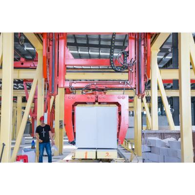 Bloco concreto automático de AAC que faz a máquina - clamper giratório máquina ventilada do bloco de cimento