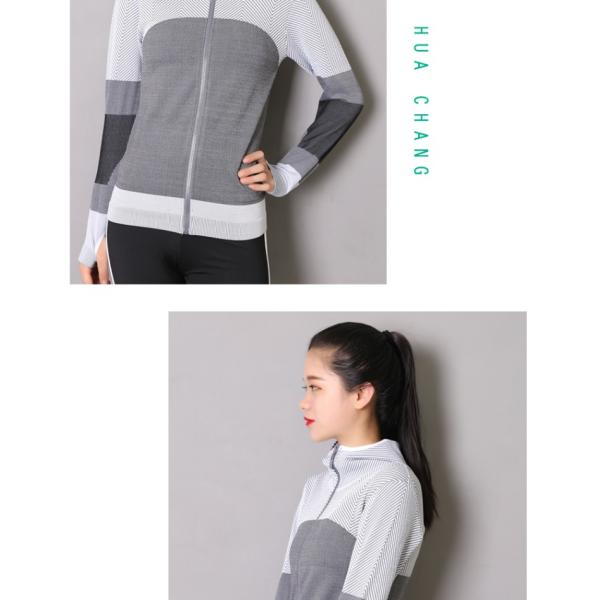 Обслуживание ODM OEM Hoodie застежка-молнии быстрых сухих женщин Richee атлетическое вверх