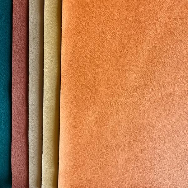 Premium Eco PVC Fake Leather Litchi Pattern Embossed 23 Colors Immediate Shipping
