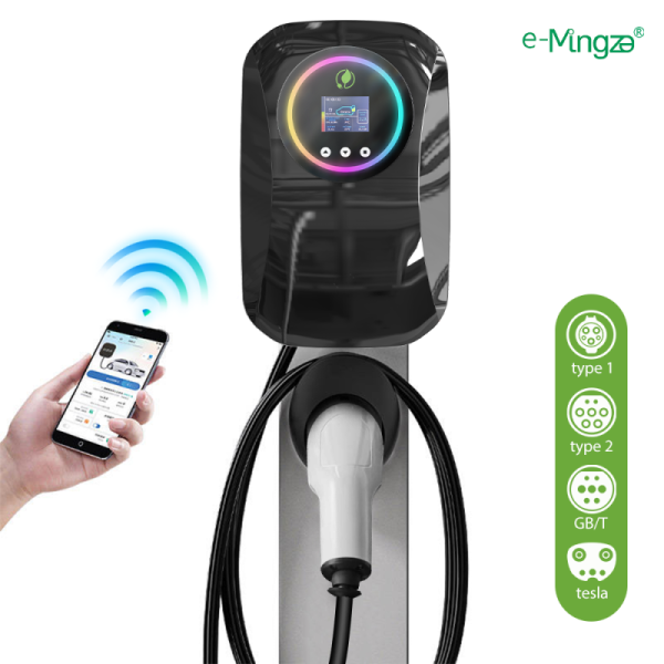 J1772 Type1 Smart Level 2 EV Charger With WiFi APP RFID And OCPP Support