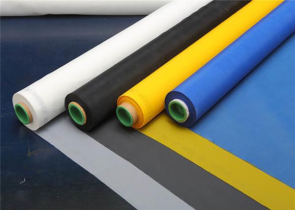 5 48 50 100 Micron Monfilament Silk Screen Printing Mesh Roll For Glass Printing