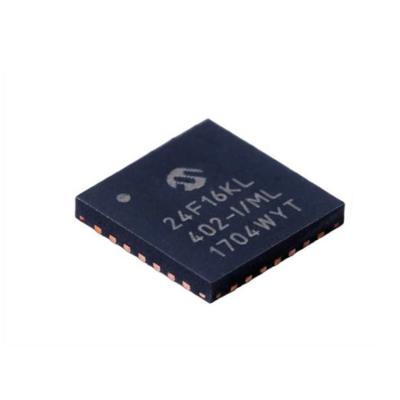 PIC24F16KL402-I/ML QFN-28 Puce à microcontrôleur 16 bits Puce à microcontrôleur à puce unique IC Composants électroniques Nouveau tout neuf Original