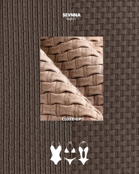 105cm Recycled Nylon Spandex Double Knit Fabric 360gsm