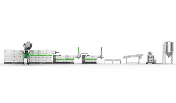 LD-SZ-55 Plastic Recycling Equipment Special screw structure high output