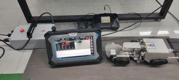 25m Detection Control Cable Magnetic Creep Corrosion Thickness Measurement System with 16-1 times/s Measuring Speed