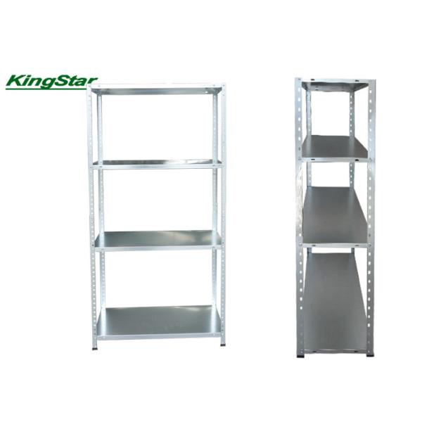 4 Tier 40kg Adjustable Metal Shelves Racks For Home kitchen  Galvanized
