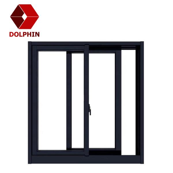 Застекленное двойником алюминиевое отверстие сползая окна горизонтальное для квартиры гостиницы жилой