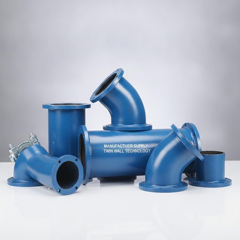 Cast Steel M13 Twin Wall Concrete Pump Elbow Pipe with 90D Degree and Full Range Radius for Putzmeister Schwing Zoomlion