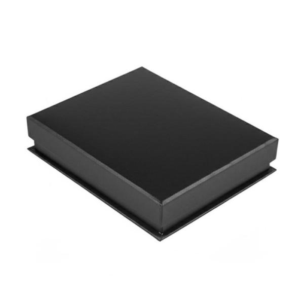 Black Luxury Foam Insert Jewelry Box Paper Packaging Cardboard Jewelry Gift Boxes