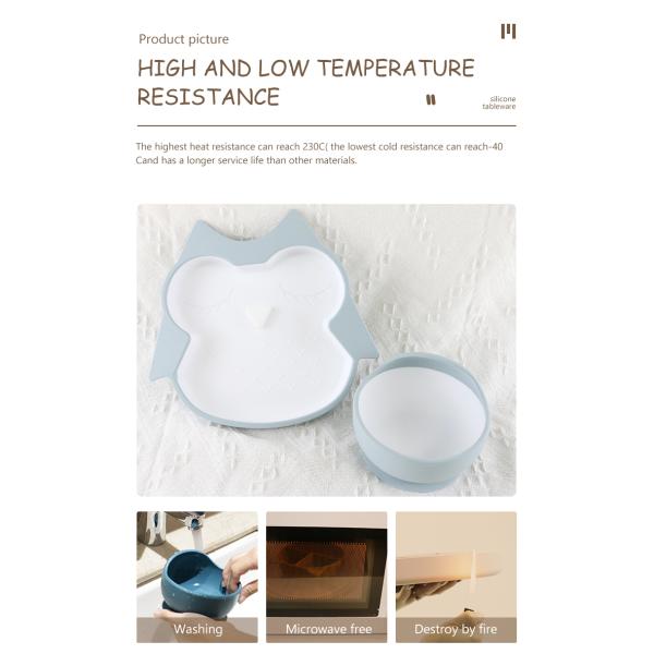 Изготовленный на заказ набор шара детского питания BPA свободный, шар силикона младенца всасывания качества еды