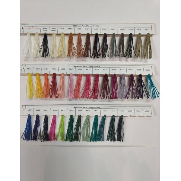 35g Weight Plastic Cone Linen Waxed Thread for Leather Sewing 70m in Cone Material