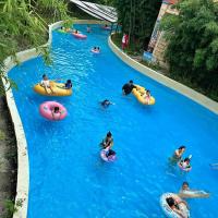 Adults Lazy River Adventure Park Water Playground Equipment Blue Green