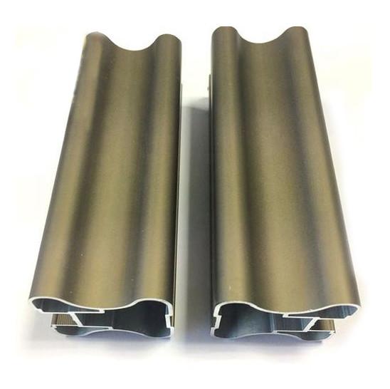 Furniture Closet Frame 6063 Aluminium Wardrobe Door Extrusions
