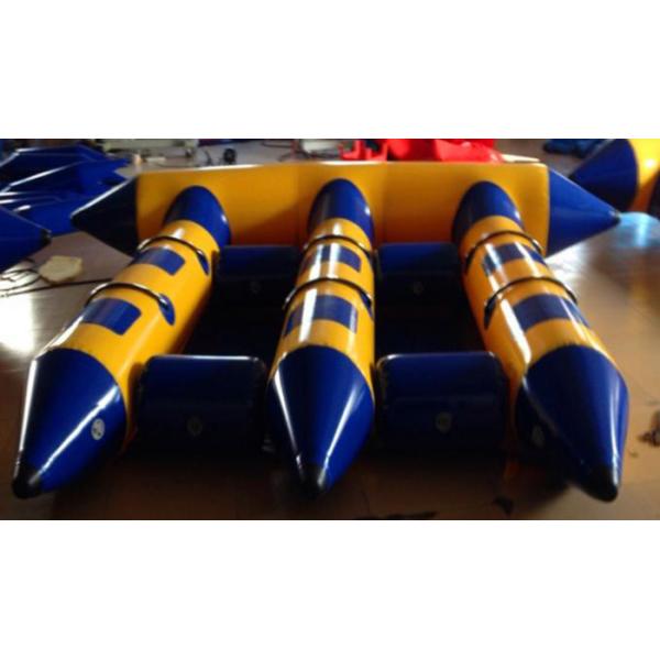 Customed 6 Seaters Inflatable Banana Boat Fly Fish For Blow Up Pool Toys