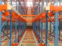 Racking feito sob encomenda da pálete da canela do tamanho com o OEM a pilhas da movimentação do motor