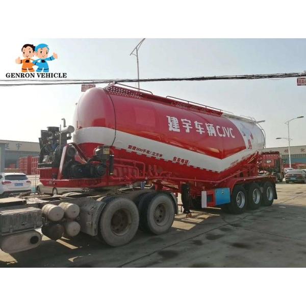 3 Axles Large Capacity Bulk Cement Tank Semi Trailer for Sale Export to South Africa, Nigeria, Guinea, Libya, Egypt.