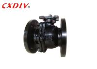Robinet de bille d'acier de moulage du déclencheur WCB de DN65 Pneuamtic avec le support de fixation