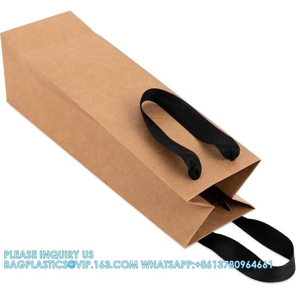 Wine Gift Bags - Wine Gift Bag With Scratch Paper Panel For Personalized Messages - Wine Bags For Wine Bottles Gifts