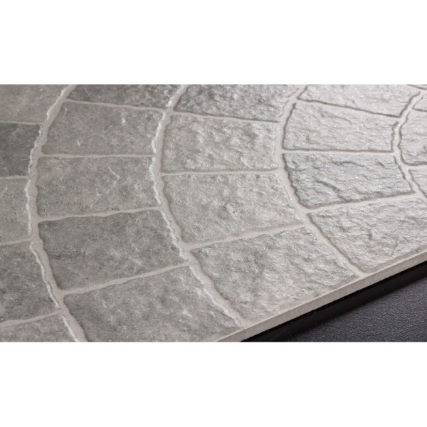 Light Gray Paving Ceramic Tiles 600x600mm Stain-resistant Outdoor Tiles for Square