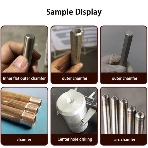Cedar Xs-30 Pneumatic Double Head Chamfering Machine for Chamfering Iron Pipe and Copper Tube