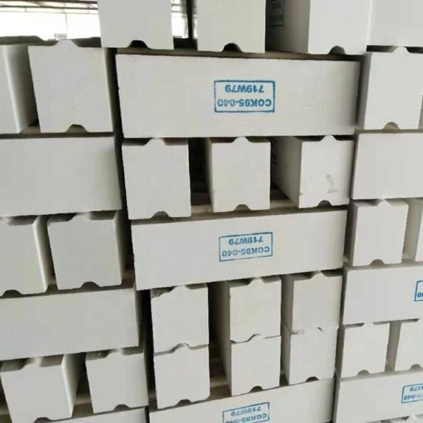 Excelente resistência ao choque térmico de tijolos de sílica fundida para fornos de vidro
