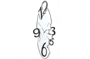 80 * 30 * 3cm Different colors Wrought Iron Wall Clocks CK017 