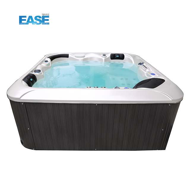 5 Person Capacity Hot Tub with 1273L Water Capacity and 2*3HP Massage Pump for Luxury Hydrotherapy
