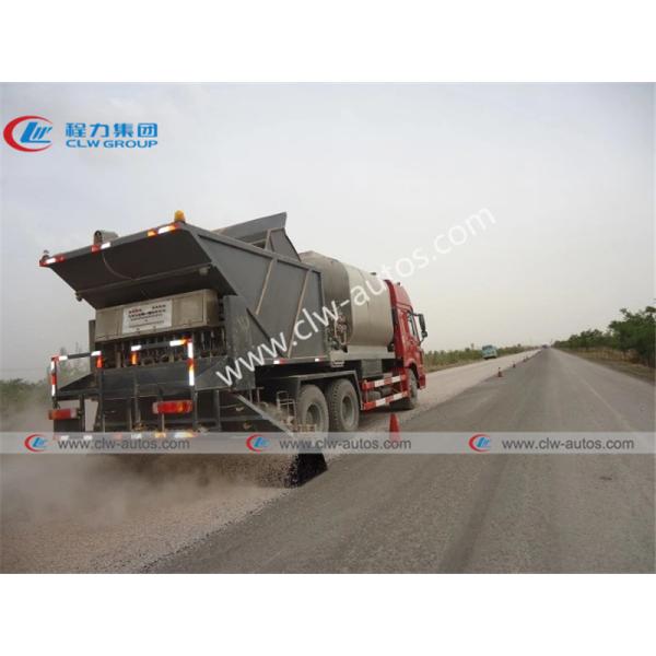 HOWO 6X4 Stainless Steel Q304-2B Asphalt Paving Truck