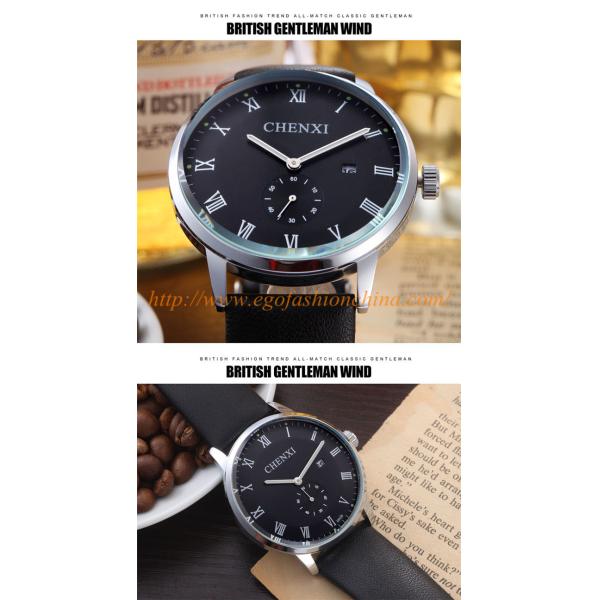 060B Fashion Business Watch Quartz Analog Watches for Man Leather Watch Unisex Watch Women