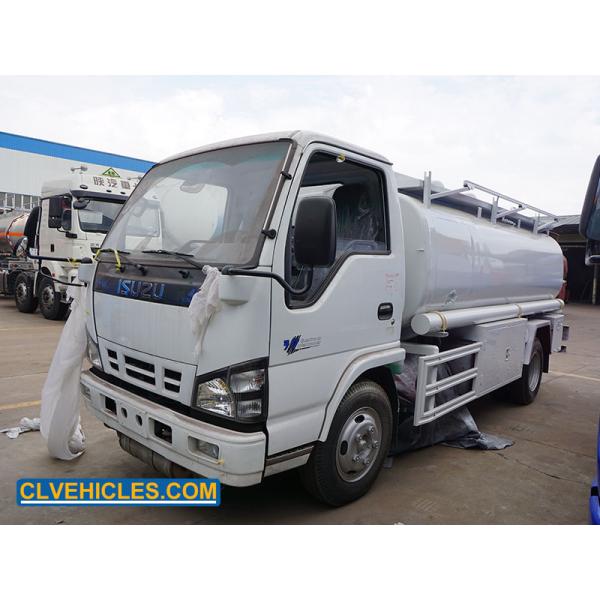600P ISUZU Fuel Tanker Truck 130hp 5000 Liters Gasoline Tank Truck