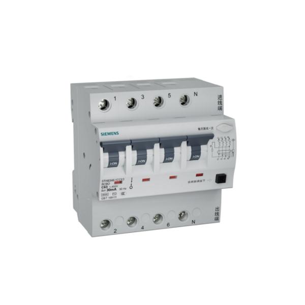 Siemens 5TH8346-1CC32 RCBO 4P C32 30mA ELE AC Circuit Breaker for Communication Interface