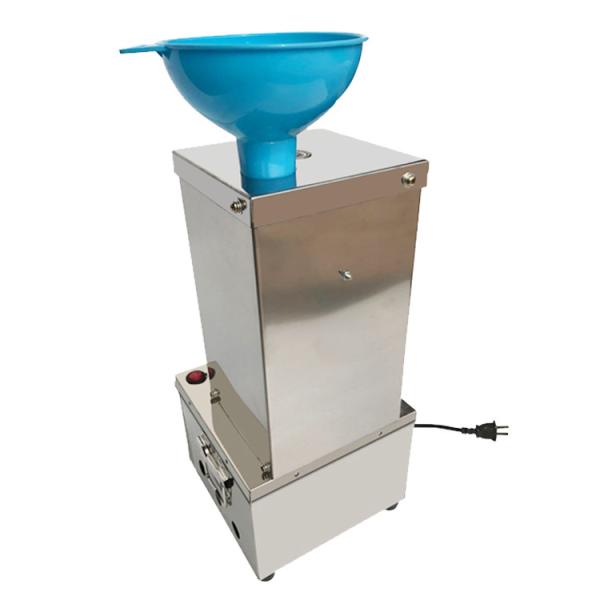 Professional Semi Automatic Food Factory Brush Type Stainless Steel Zinc Alloy Garlic Press