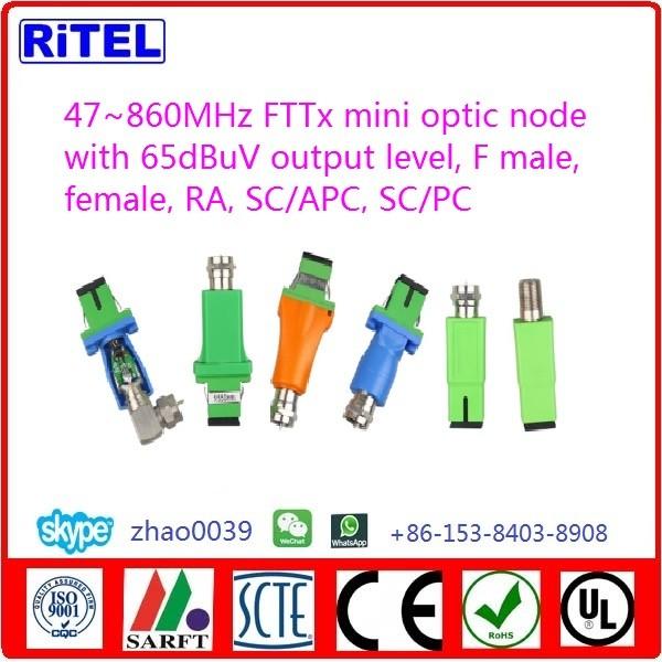 40~1050MHz GPON/EPON/GEPON fttx passive optic receiver OR100 for triple-play