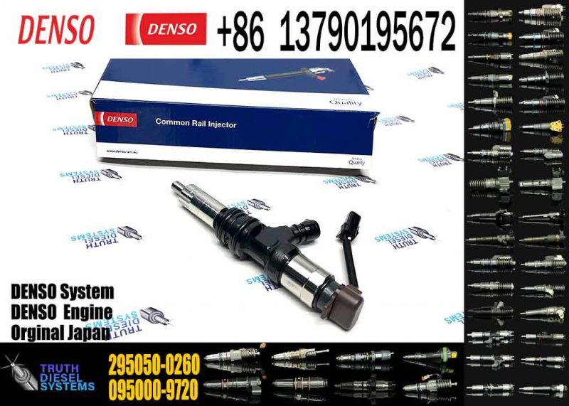 Truck Engine Parts Common Rail Diesel Fuel Injector 295050-0260 ME306476 295050-0261 295050-0262